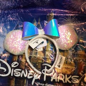 Disney parks iridescent Minnie Mouse Ears.